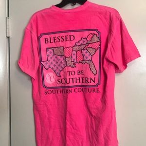 Pink southern couture T-shirt